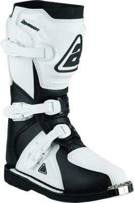Answer AR1 Youth Motorcycle Boots – Black and White, Part #446651