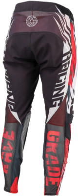Answer Elite Xotic Pants Crimson/Black Size 38 for Powersports Riding