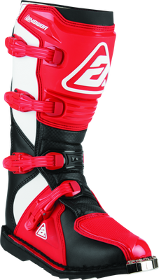 Answer AR1 Motocross Boots Black/Red Size 9 – Durable, Lightweight, and Protective