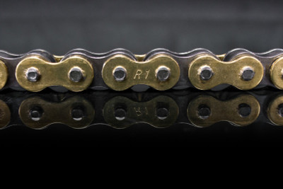 Renthal R1 415 Spring Link Chain - Gold Anodized for Powersports