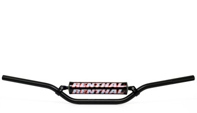 Renthal RC 7/8-Inch Handlebar in Black - Durable and Performance-Driven for Off-Road Motorcycles