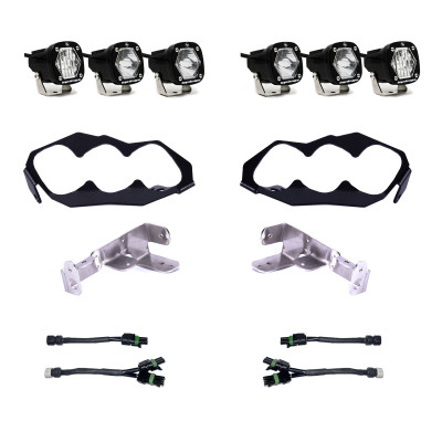 Baja Designs 2024+ Can-Am Maverick R S1 Headlight Kit - Enhanced LED Lighting for Powersports