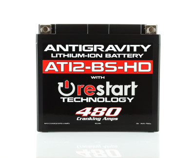 Antigravity Batteries YT12-BS High Power Lithium RE-START Battery with Built-In Jump Starting Technology