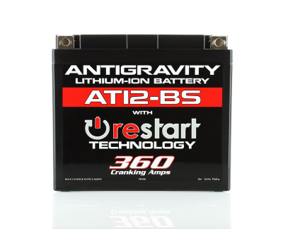 Antigravity Batteries YT12-BS Lithium RE-START Battery with Built-In Jump Starting