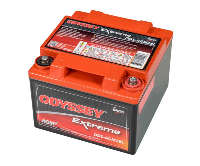 Odyssey Battery Powersport Extreme AGM Battery (Part Number: ODS-AGM28L) for Yamaha Rhino