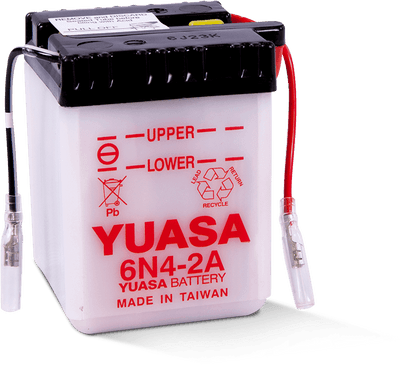 Yuasa Battery 6N4-2A Conventional 6-Volt Powersports Battery for Suzuki Models