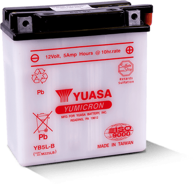 Yuasa YB5L-B Yumicron 12-Volt Powersports Battery for Suzuki and Yamaha Models