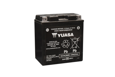 Yuasa YTX20CH Maintenance Free AGM 12-Volt Powersports Battery