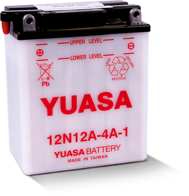 Yuasa 12N12A-4A-1 Powersports Battery for Honda CB650 and CM400 Models