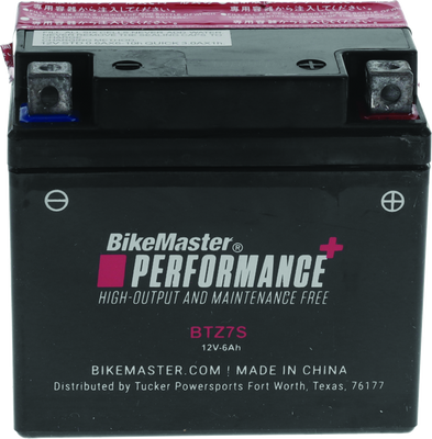 BikeMaster BTZ7S Maintenance Free Powersports Battery for Honda TRX and TRX90 Models