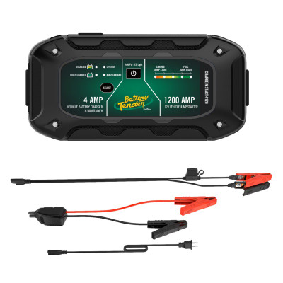 Battery Tender Charge N Start 4120 1200A Jump Starter and 4A Battery Charger for Powersports