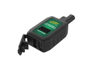 Battery Tender LCD Voltage Indicator with USB Charging Adapters - Part #081-0159