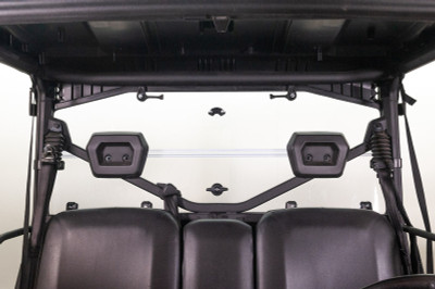 Seizmik Rear Folding Windshield for Polaris Ranger 900/1000 XP and Crew – Polycarbonate Construction