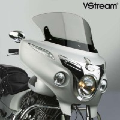 National Cycle VStream Mid-Height Windshield for Indian Chieftain and Roadmaster - Tint
