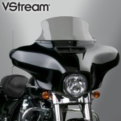 National Cycle 14-23 HD FLHT Series VStream Low Windshield - Clear