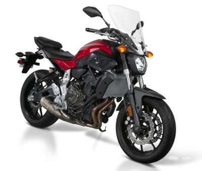 National Cycle V Stream/ Wave Tall Windshield for Yamaha FZ-07/MT-07 (Years 2014-2017) – Clear