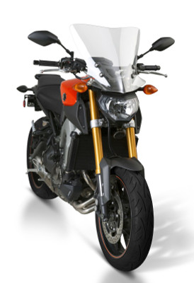 National Cycle V Stream/Wave Tall Windshield for Yamaha FZ-09/MT-09 (Part N20312) - Clear