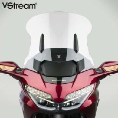 National Cycle V Stream Wave Mid-Style Windshield for Honda GL1800 Goldwing - Clear
