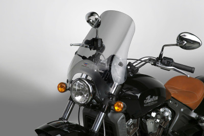 National Cycle Street Shield with Handlebar Mounting - 17 Inch Clear Polycarbonate Screen, Part N25013