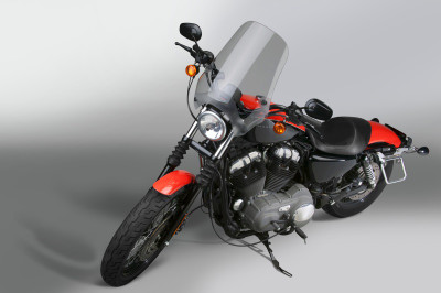 National Cycle Street Shield with Handlebar Mounting - 17 Inch Clear Polycarbonate Screen, Part N25013