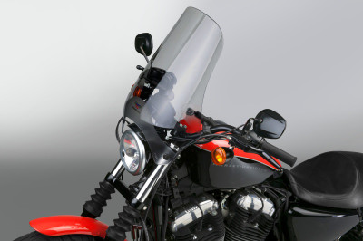 National Cycle Street Shield with Handlebar Mounting - 17 Inch Clear Polycarbonate Screen, Part N25013