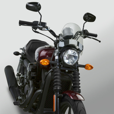 National Cycle Flyscreen Chrome Light Tint for Up to 43 mm Diameter Motorcycle Forks (Part N2530)