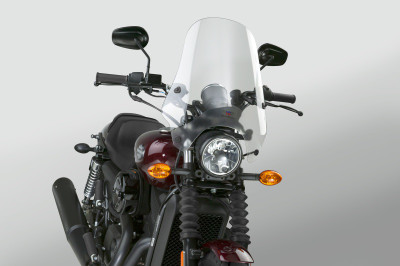 National Cycle Street Shield with Handlebar 7/8 in. Quick Set - Clear Polycarbonate for Powersports