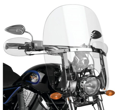 National Cycle SwitchBlade Windshield for Honda, Suzuki, Triumph, Victory – Clear, Part N21105
