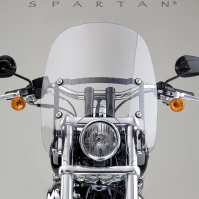 National Cycle Spartan Windshield for Harley Davidson FX Softail - 17 Inch Clear, Part N21301