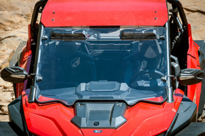 Seizmik Versa-Vent Toolless Windshield for Polaris RZR PRO XP/4 and Turbo R – Impact-Resistant 220 in. Polycarbonate with Adjustable Vents