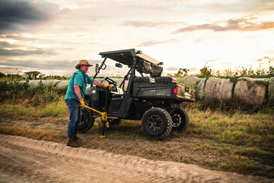 QuadBoss Utility Jack with 3,000 lb Capacity - Heavy-Duty Steel Construction for Offroad and Farm Equipment