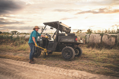 QuadBoss Utility Jack with 3,000 lb Capacity - Heavy-Duty Steel Construction for Offroad and Farm Equipment