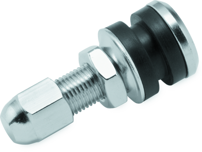 BikeMaster Valve Stem Chrome Tubeless Part #151402 for Powersports Vehicles