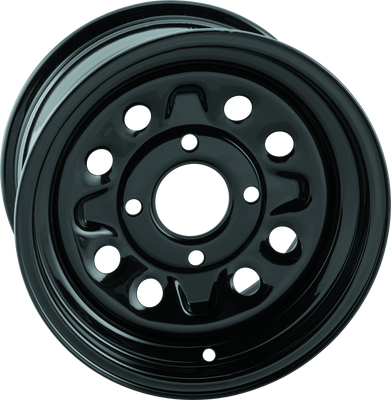 QuadBoss Steely Wheel 12x7 - 5+2 Offset for Powersports Vehicles