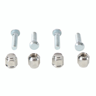 QuadBoss 01-04 Honda TRX500FA FourTrax Foreman Rubicon 4x4 Front Wheel Stud & Nut Kit
