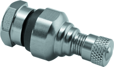 BikeMaster Aluminum Forged Valve Stems for Street Bikes – Titanium, Silver, Black