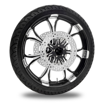 Performance Machine 23x3.5 Forged Wheel Paramount Contrast Cut Platinum for Harley Davidson