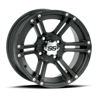 ITP SS 212 14x8 PowerSports Wheel – Black Finish with 4x137 Bolt Pattern and 5+3 Offset
