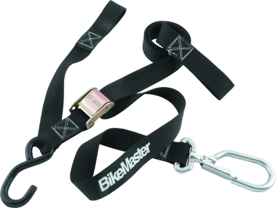 BikeMaster Tiedown 1-1/2 inch Swivel Soft Hook - Black