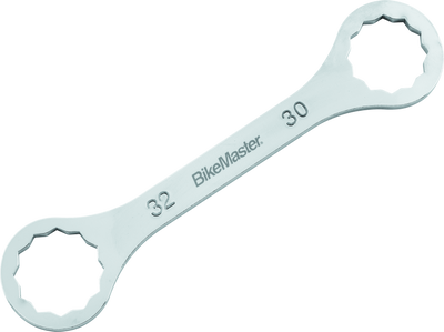 BikeMaster Steering Stem and Fork Cap Wrench - 30mm & 32mm 12-Point