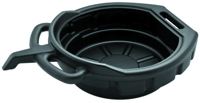 BikeMaster 8 Liter Oil Dispenser and Drain Pan - Reliable Chemical-Resistant Capacity for Powersports Maintenance