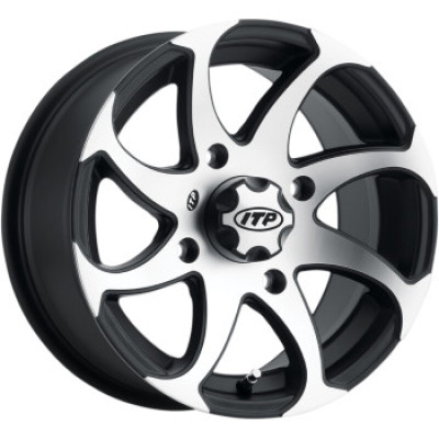 ITP Twister 14x7 Off-Road Wheel with Rock Armor Inner Lip – Left Side Part Number 1422329536BL