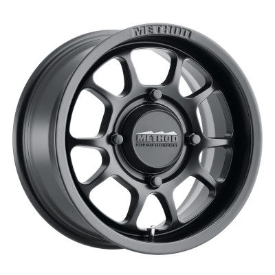 Method Wheels MR409 Bead Grip 15x7 Matte Black PowerSports Wheel (Part Number: MR40957046552)