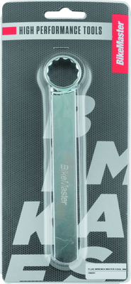 BikeMaster 13/16 inch Low Profile 12-Point Spark Plug Wrench - Precise Access for Tight Spaces