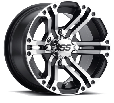 ITP SS 212 14x6 Aluminum Wheel for ATV and UTV – Machined Finish, Part #1422232404B