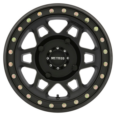 Method MR405 UTV Beadlock Wheel 15x7 Inches Matte Black with 5+2 Offset and 4x156 Bolt Pattern
