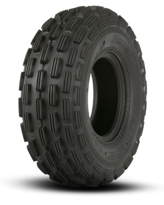 Shop [Product Title] at Mad Lads Moto: Kenda K284 Front Max ATV tire, 20x7-8 2PR tubeless, black with deep tread pattern, featuring reinforced knobs for superior traction and durability, designed for reliable handling and cornering performance on various terrains.