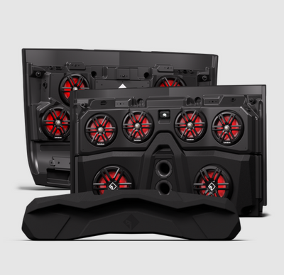 Rockford Fosgate UTV RNGR18-ROOF4M2 Polaris Ranger Crew Front & Rear Audio Roof System