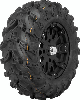 QuadBoss QBT672 Radial Mud Tire - 27x11R14 8-Ply for Off-Road Vehicles