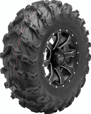 QuadBoss QBT672 Radial Mud Tire - 30x10R14, 8-Ply for Off-Road Vehicles